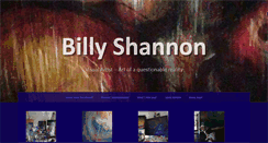 Desktop Screenshot of billyshannon.com
