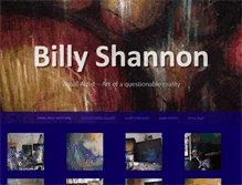 Tablet Screenshot of billyshannon.com